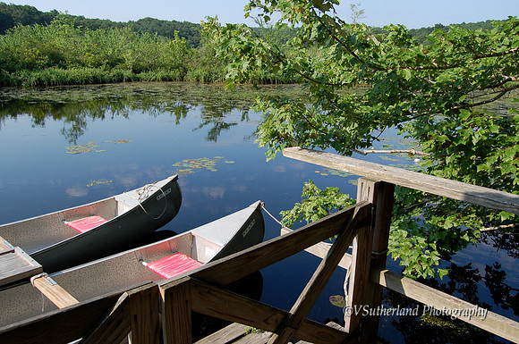 Canoes,Greenbrier Nature Center,  E. Sandwich, MA